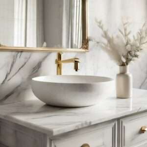 5000-Marble-Bathroom-Sink-Snow-White-polished-honed-2