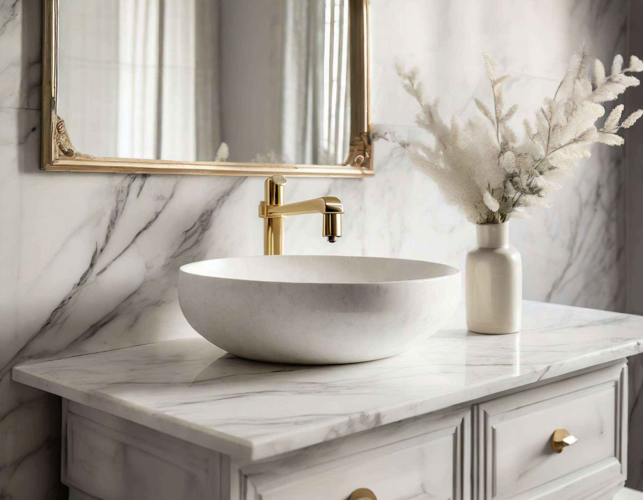 5000-Marble-Bathroom-Sink-Snow-White-polished-honed-2