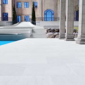 White Marble Pool Pavers