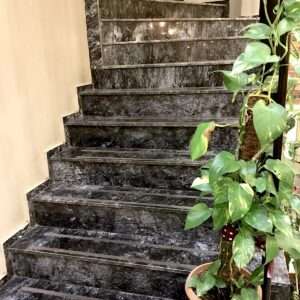 3000-Pineta-Black-Marble-Stairs-polished-honed
