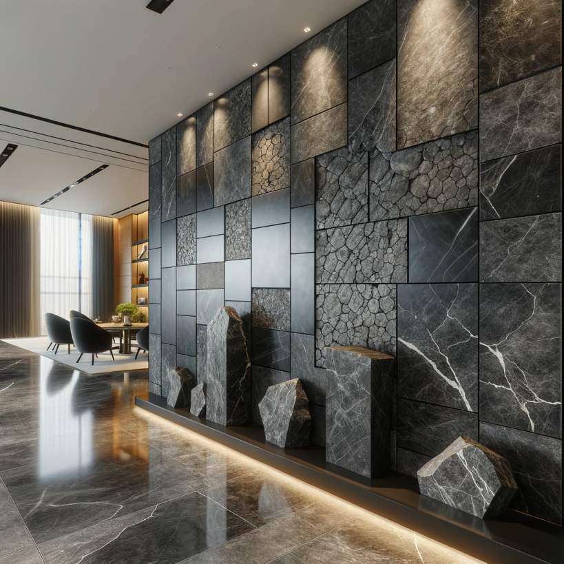 kar art marble wall design