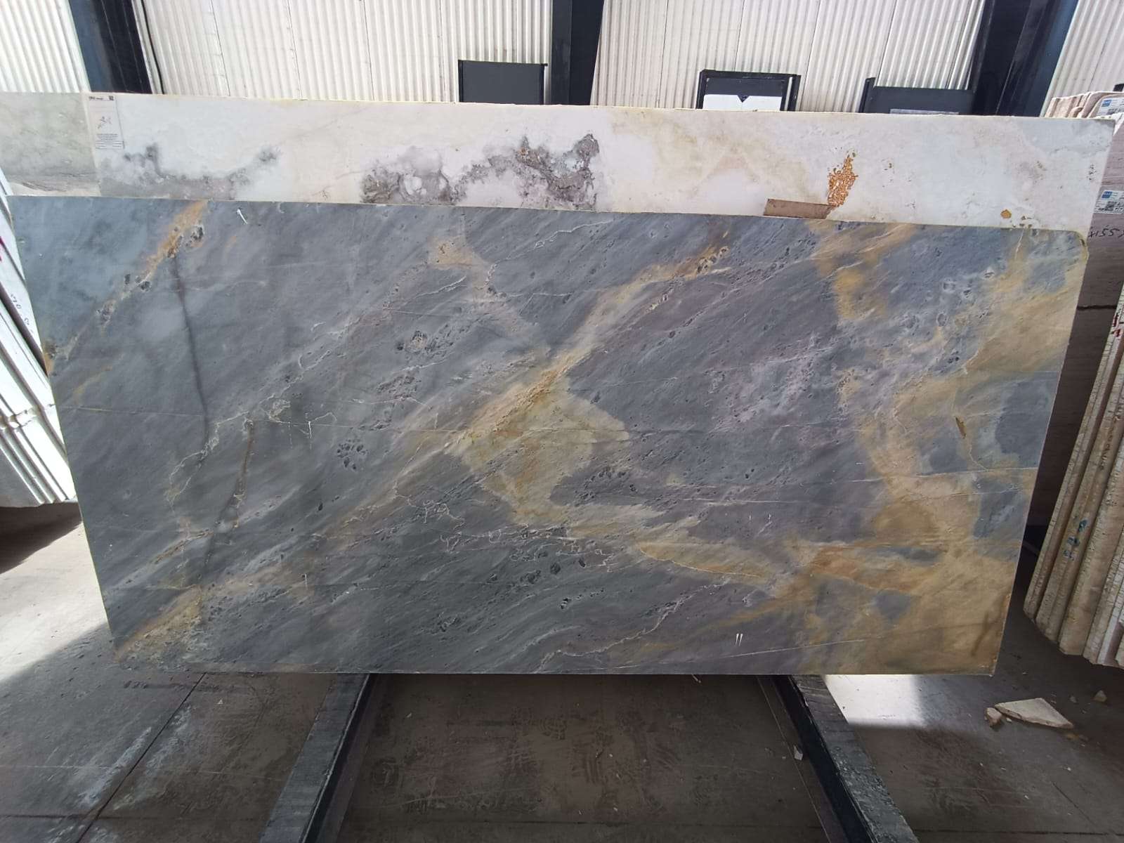 bule bule marble slab