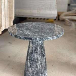 Mushroom Coffee Table <br><span class="ata_title">Black Marble </span> 4 mushroom table
