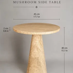 Travertine Mushroom Coffee Table <br><span class="ata_title">Travertine</span> 2 travertine mushroom table