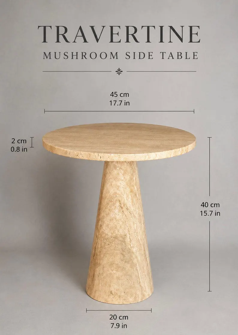 travertine-mushroom-table travertine mushroom table