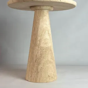 Travertine Mushroom Coffee Table <br><span class="ata_title">Travertine</span> 4 travertine table