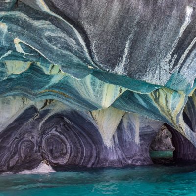 The marble caves in Chile, Patagonia