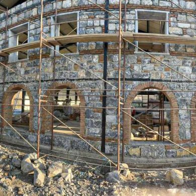 Muğla-Siyahı-Moloz-Yapı-Taşı - Kare Formlu - Doğal Yüzey-7