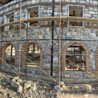 Muğla-Siyahı-Moloz-Yapı-Taşı - Kare Formlu - Doğal Yüzey-7